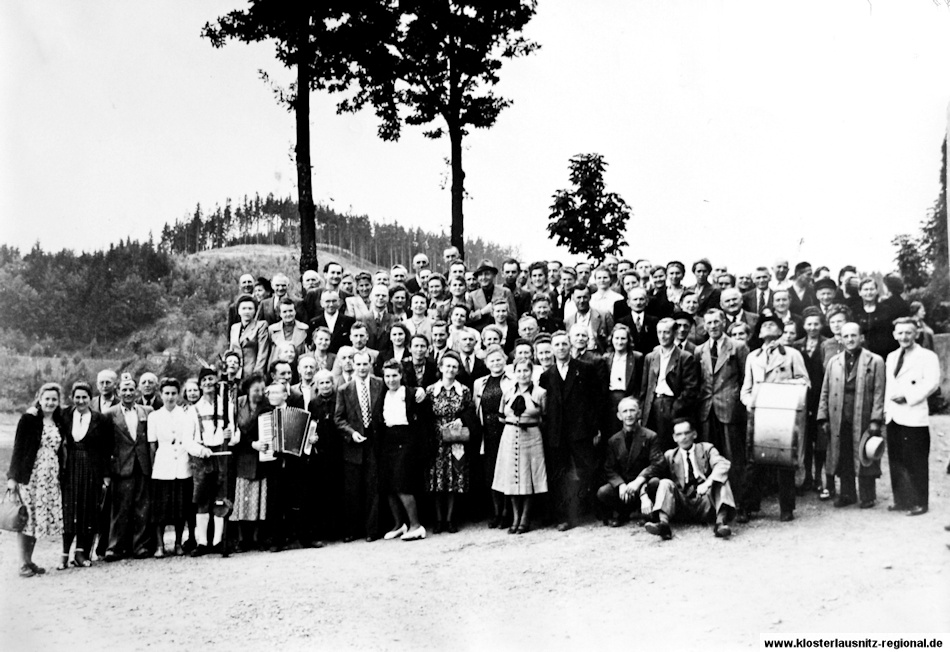 1958 Klosterlausnitzer Sänger - Ausflug zur Saaletalsperre. 