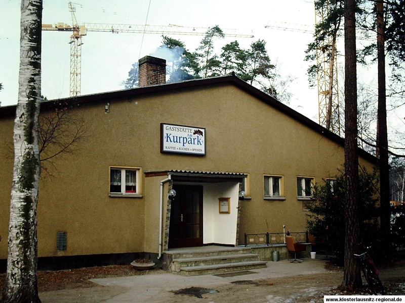 Sportlerheim, ab da nun Gaststätte "Am Kurpark"