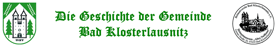 Die Geschichte der Gemeinde Bad Klosterlausnitz