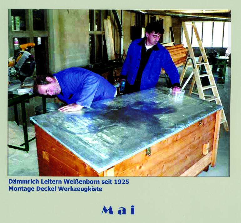 Kalender 2007 Thema Traditionelles Holzhandwerk