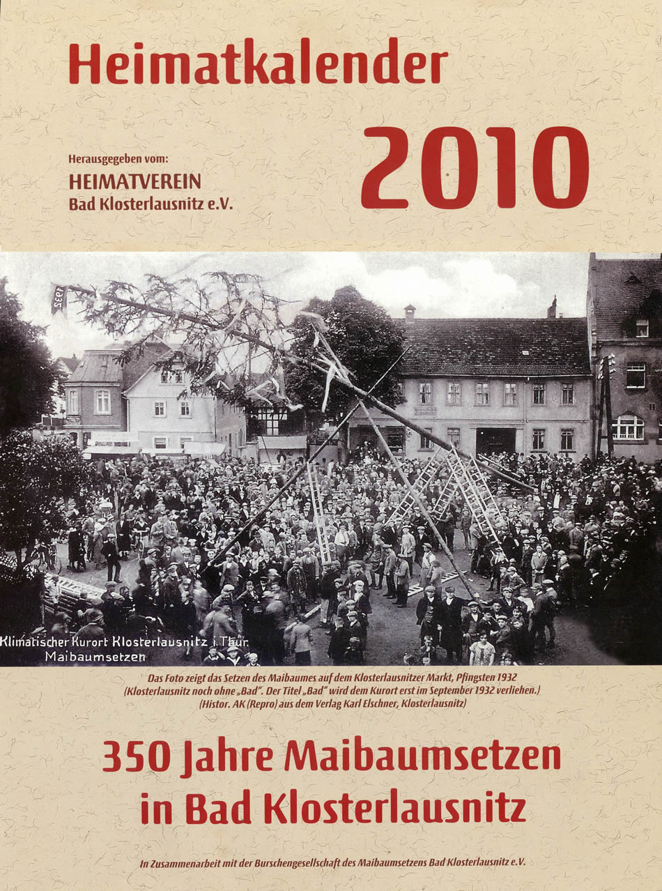 Kalender 2010 Thema Maibaumsetzen