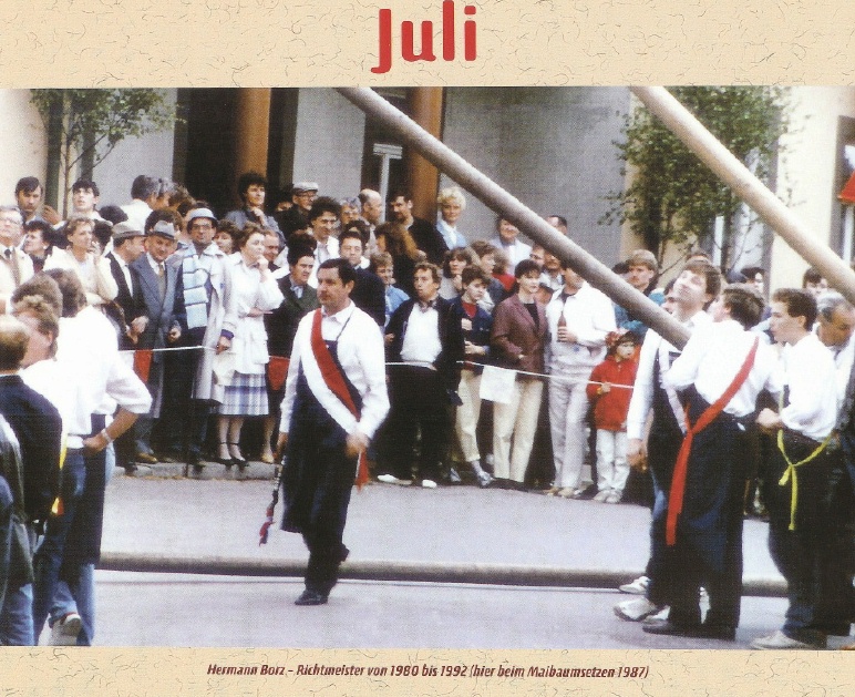 Kalender 2010 Thema Maibaumsetzen