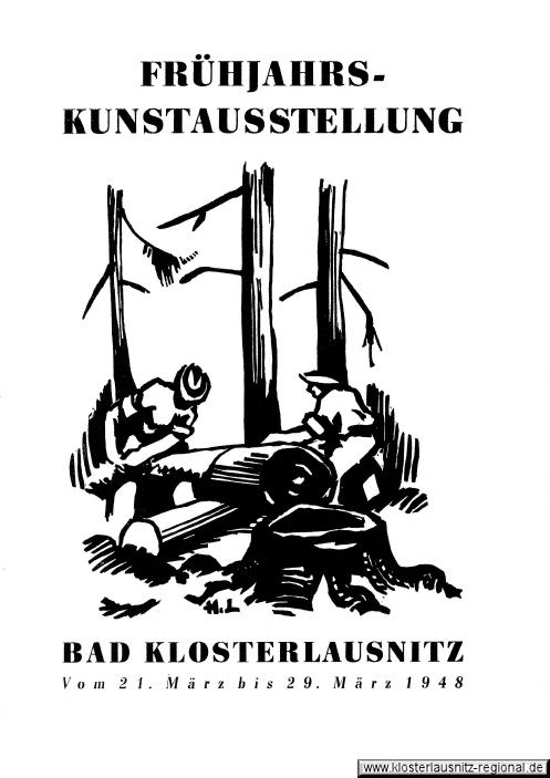 Frühjahrskunstausstellung Bad Klosterlausnitz vom 21. bis 29.03.1948