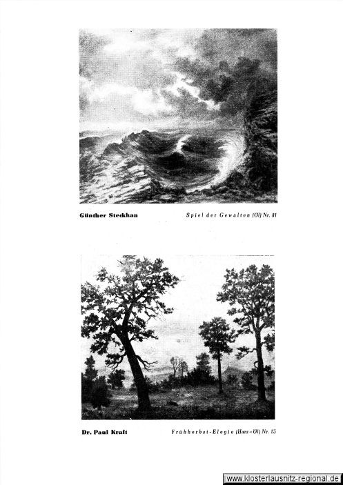 Frühjahrskunstausstellung Bad Klosterlausnitz vom 21. bis 29.03.1948