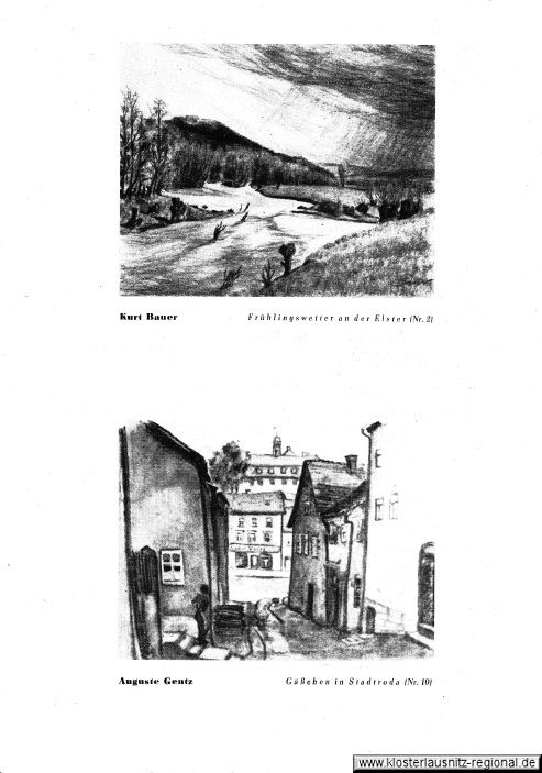 Frühjahrskunstausstellung Bad Klosterlausnitz vom 21. bis 29.03.1948