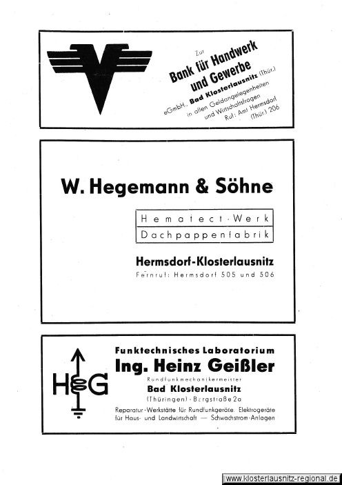 Frühjahrskunstausstellung Bad Klosterlausnitz vom 21. bis 29.03.1948
