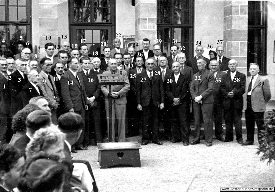 Männergesangsverein Bad Klosterlausnitz - Foto vermutlich um 1965