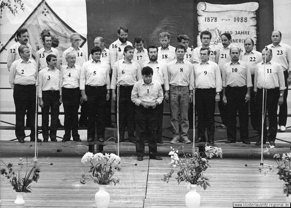 Männergesangsverein Bad Klosterlausnitz - Foto 1988
