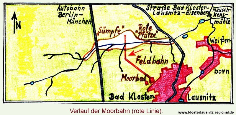 Verlauf der Moorbahn