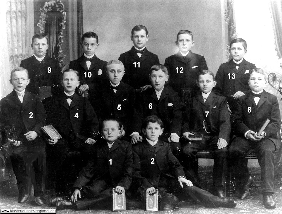 Klassenjahrgang 1896 - 1904 Foto 1904 Konfirmation