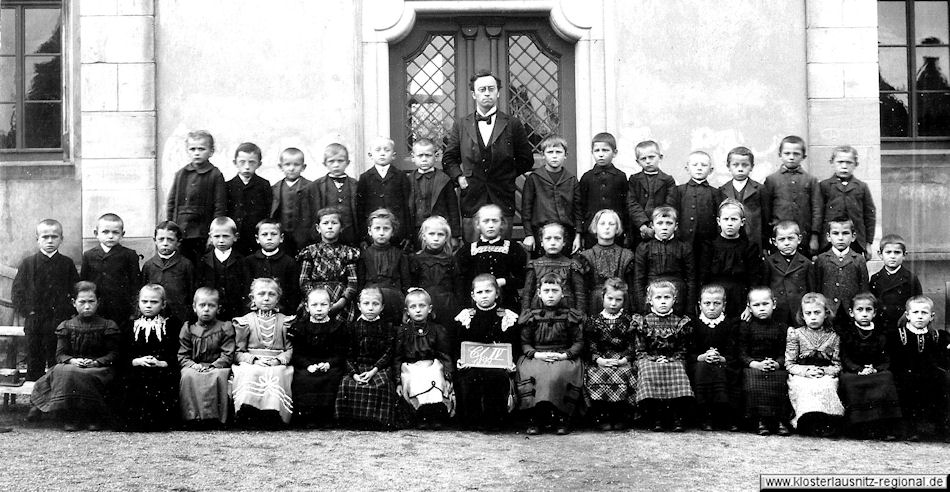 Klassenfoto aus dem Jahr 1899 Franz Balke - Lehrer