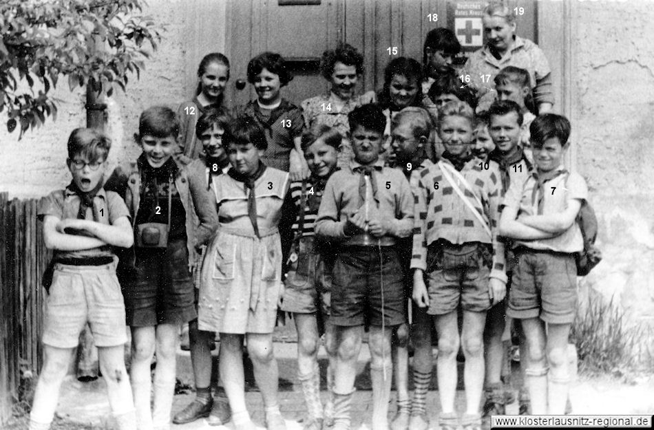 Klassenjahrgang 1955 bis 1965 Foto 1959/60 Ausflug nach Taupadel