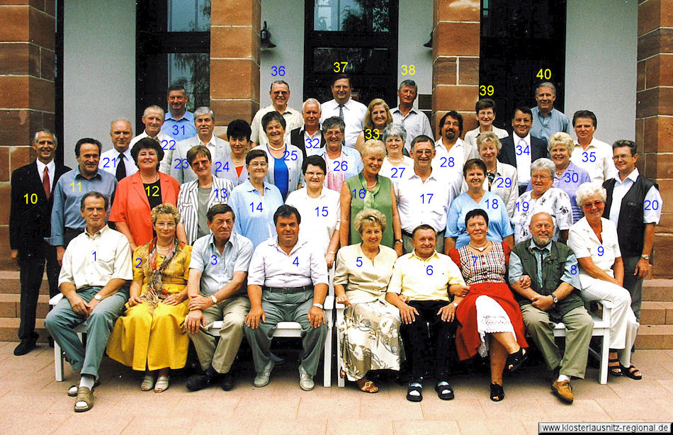 Klassenjahrgang 1948 - 1956 Foto 2001 Klassentreffen