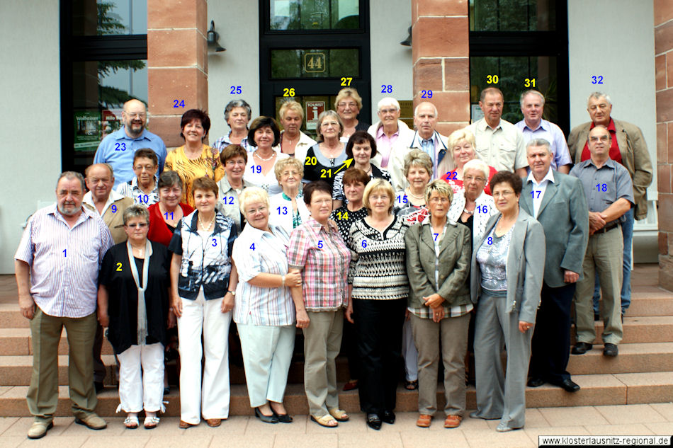 Klassenjahrgang 1953 - 1963-Foto 2011 Goldene Konfirmation 