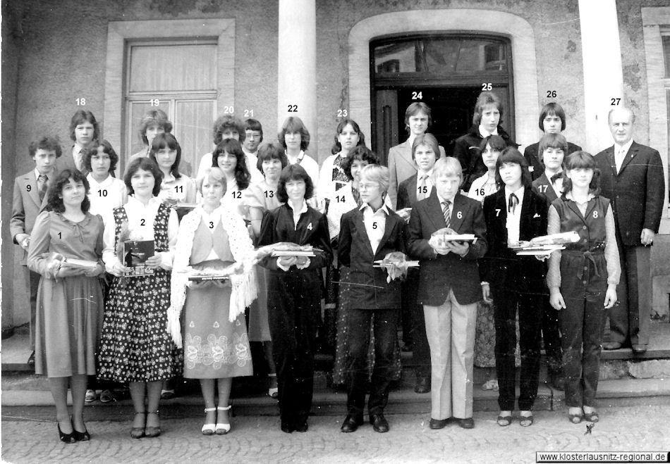 Klassenjahrgang 1973 – 1983, Foto: Jugendweihe 1981