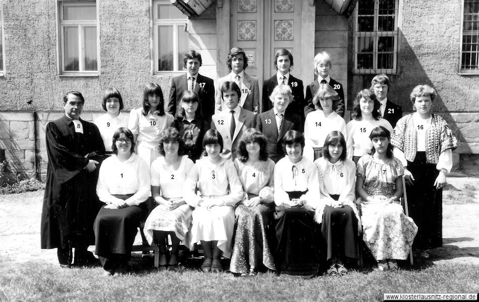 Klassenjahrgang 1973 – 1983, Foto: Konfirmation 1981