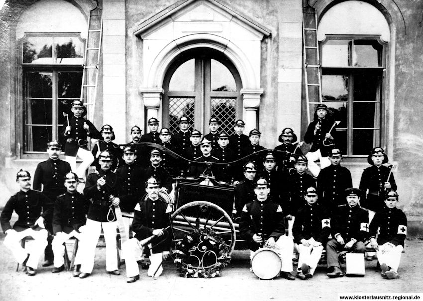 Freiwillige Feuerwehr Klosterlausnitz Foto vermutlich 1903